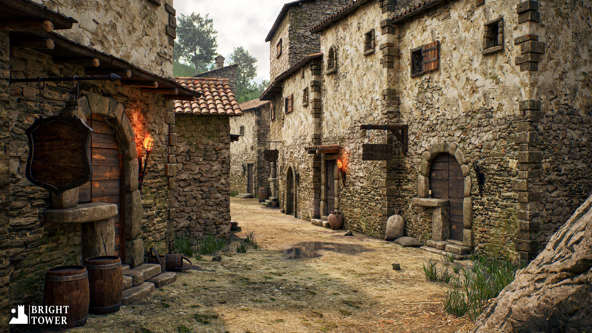 Medieval Italian Town | Unreal Engine